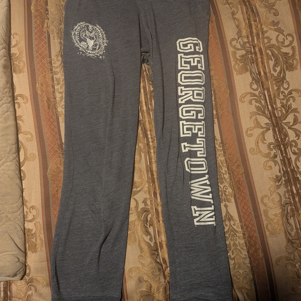 Gray Georgetown Women's Track Pants